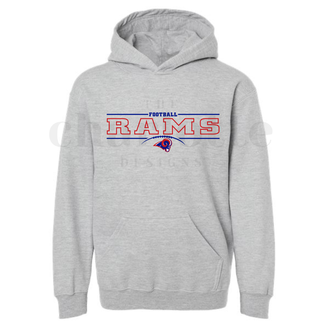 Mens Rams Football Sweatshirt Options